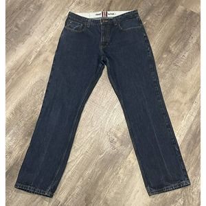 Tommy Hilfiger Mens Size 33/32 Blue Jeans Relaxed Freedom H7-15v